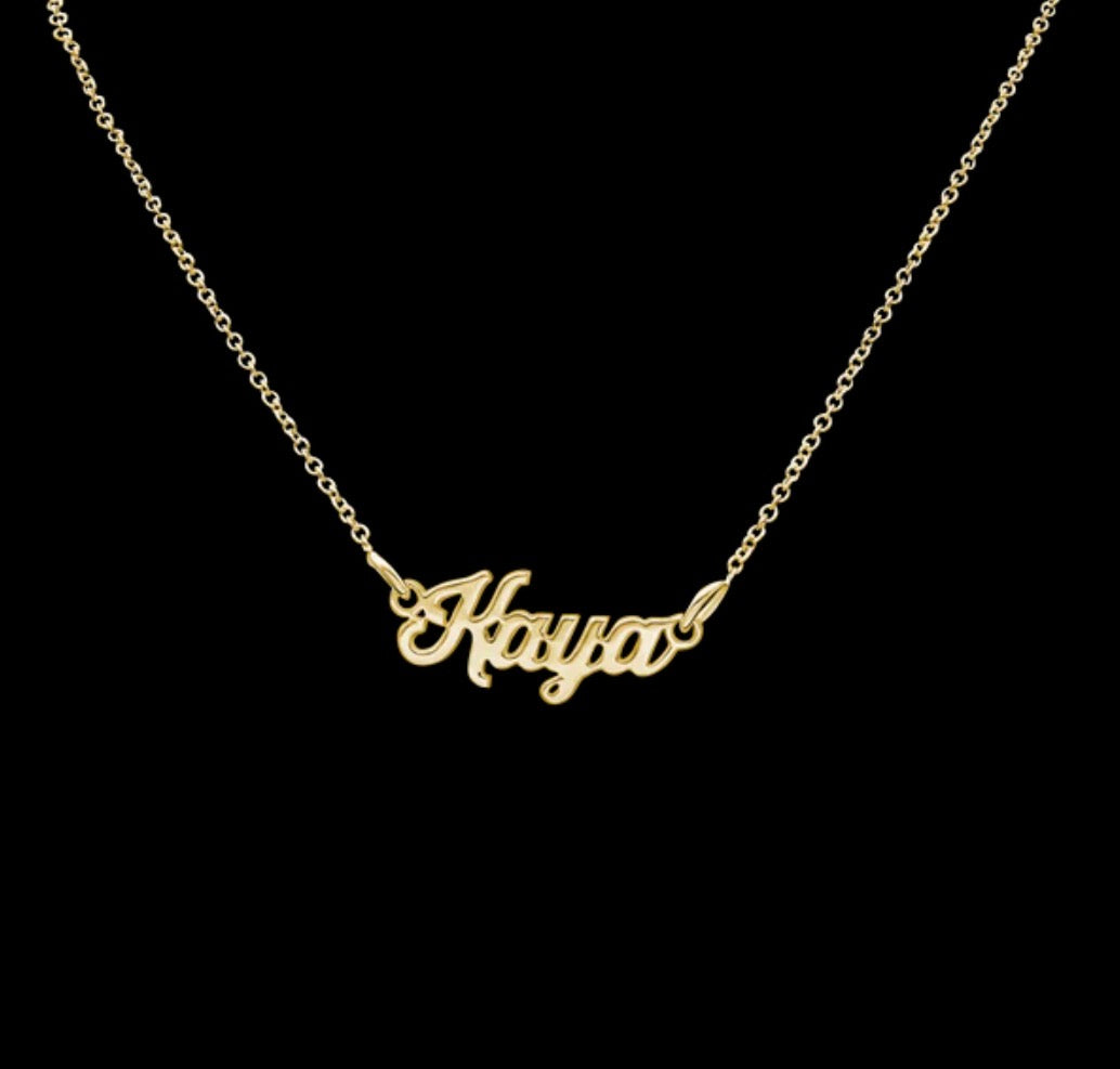 Custom Name Plate Necklace