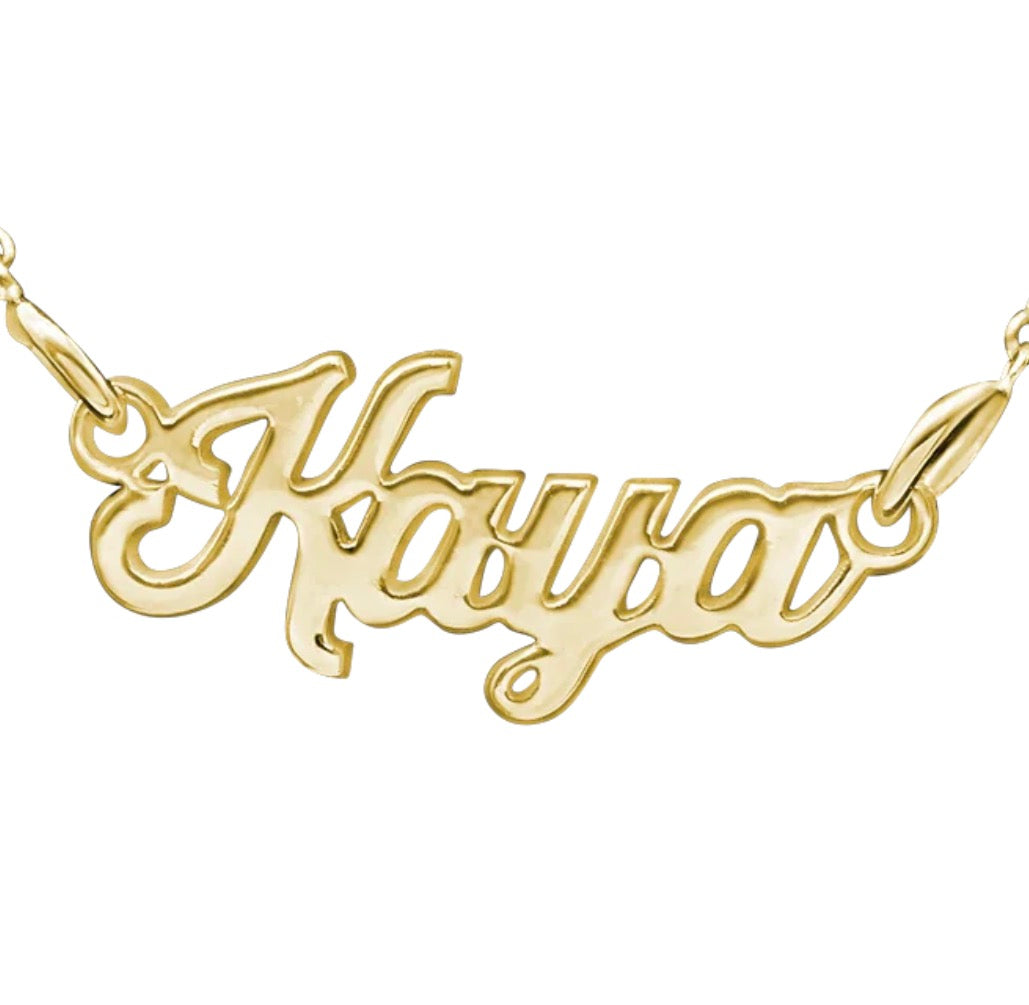 Custom Name Plate Necklace