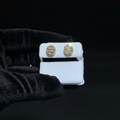 Multi-Diamond cluster stud earrings