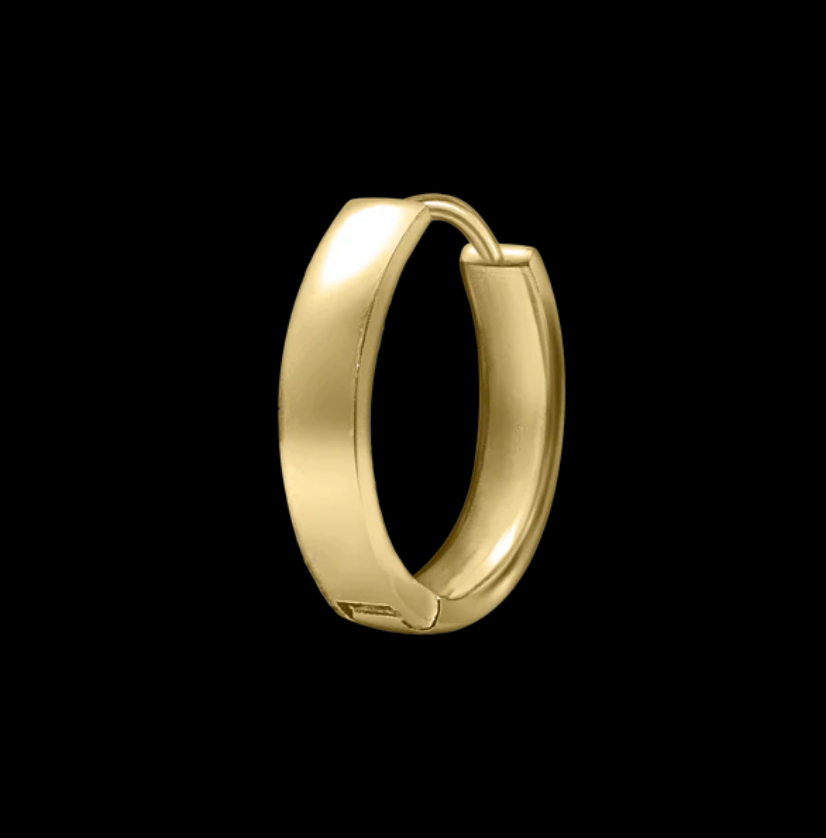 Square (Huggie) Hoop Earring