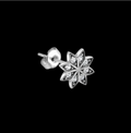 Small Flower Charm Earrings