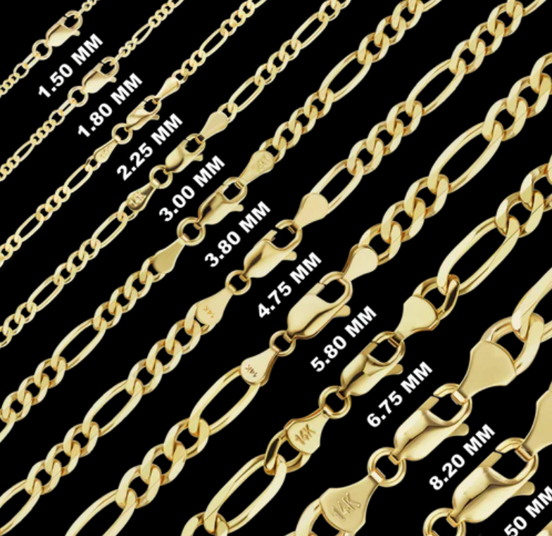Classic Figaro Bracelet (14kt Gold)