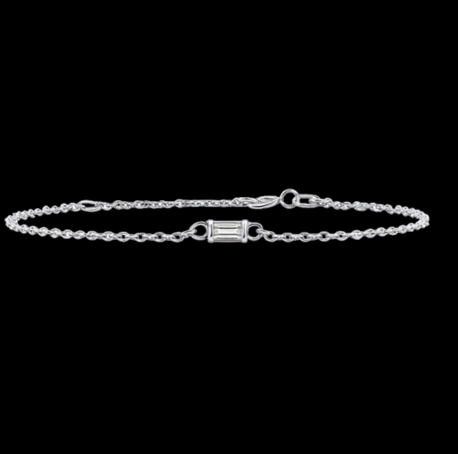 Diamond Square Bezel Bracelet