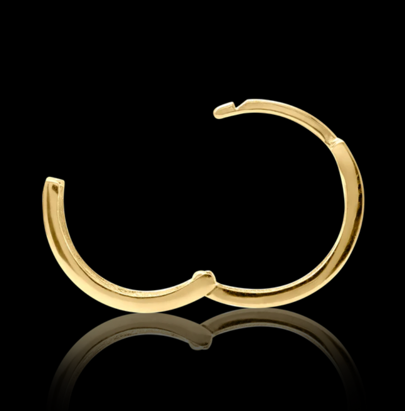 Square (Huggie) Hoop Earring