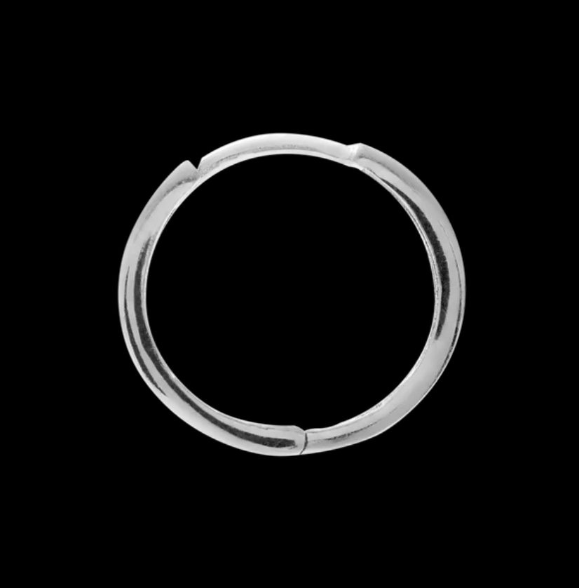 Square (Huggie) Hoop Earring