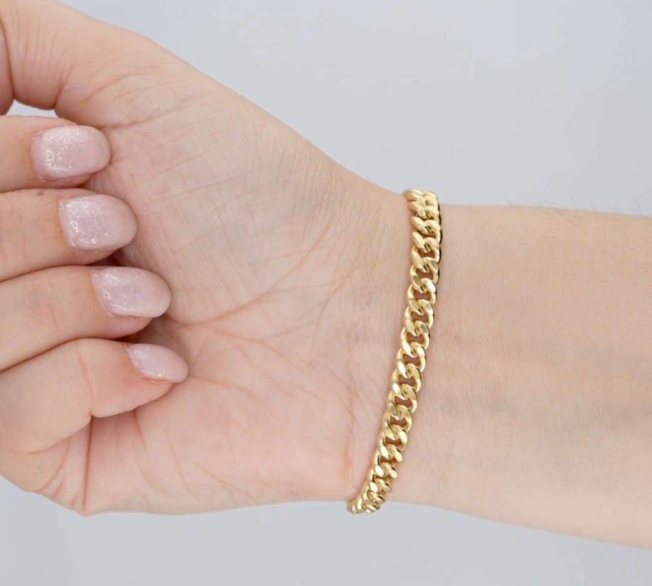 Cuban Bracelet ( Gold Filled)
