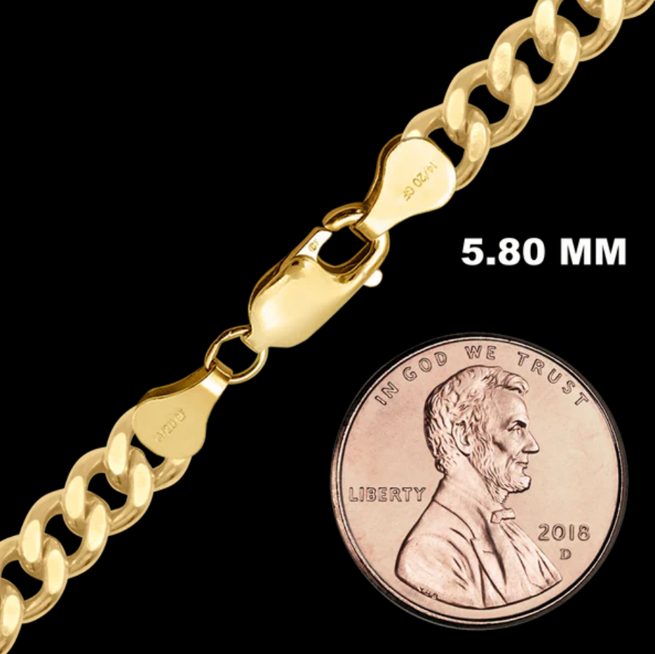 Cuban Bracelet ( Gold Filled)