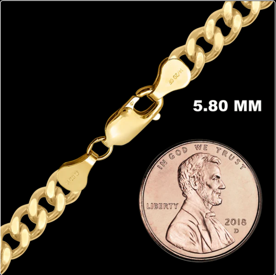 Cuban Bracelet ( Gold Filled)