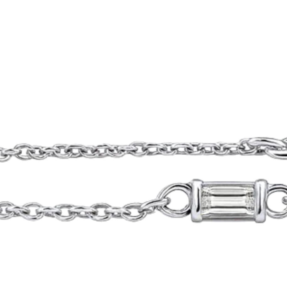 Diamond Square Bezel Bracelet